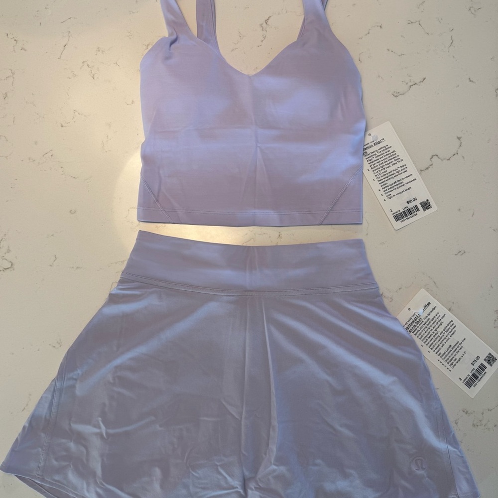 Lululemon Align Tank and High Rise Skirt, Size 2